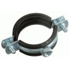 Хомут со штоком и дюбелем 6" (155-162 мм.) с резиновым уплотнением TeRma (с гайкой M10) (24266)