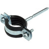 Хомут со штоком и дюбелем 3/4" (25-29 мм.) с резиновым уплотнением TeRma (с гайкой M8) (24252)