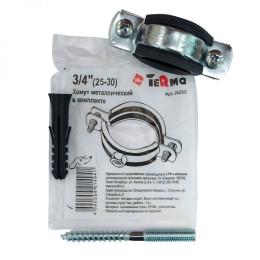 Хомут для труб с гайкой М8 1/2" (20-23 мм) Walraven BISMAT Flash с вкладышем epdm, быстрый замок (3373023)