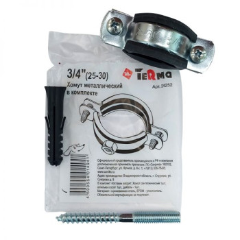 Хомут для труб с гайкой М8 1/2" (20-23 мм) Walraven BISMAT Flash с вкладышем epdm, быстрый замок (3373023)