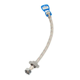 Подводка гибкая для воды 400 мм 1/2" ВВ Azario LUXe (силик.оболочка)(AZLux703)