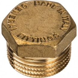 Заглушка латунная 1/2" НР