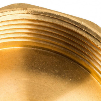 Заглушка латунная 2" ВР 