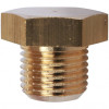Заглушка латунная 1/8" НР